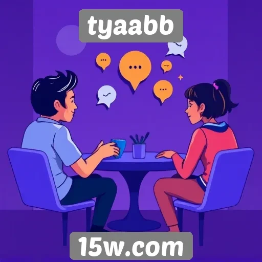 Interações sociais na plataforma tyaabb