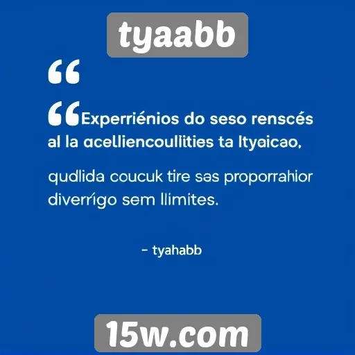 Avaliação de experiências de usuários no tyaabb